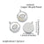 1 Piece 13 * 15Mm Copper Shell 18K Gold Plated Cross Eye Polished Pendant Jewelry Accessories