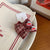 Cute Sweet Women'S Plaid Heart Shape Cloth Hair Tie