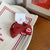 Cute Sweet Women'S Plaid Heart Shape Cloth Hair Tie