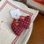 Cute Sweet Women'S Plaid Heart Shape Cloth Hair Tie