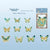 Mysterious Pet Sticker Pack Infinity Butterfly Series 3D Crystal Laser Style Butterfly Planner Guka Sticker