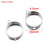 10 Pcs/Package Diameter 19Mm 304 Stainless Steel Round Polished Pendant Ring Base Support Jewelry Accessories