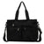 Women'S Medium Flannel Solid Color Streetwear Sewing Thread Square Zipper Tote Bag
