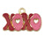 1 Piece 13*30Mm 15X25Mm 31X24Mm Zinc Alloy Xoxo Letter Heart Shape Pendant Jewelry Accessories