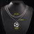 Hip-Hop Exaggerated Punk Football 201 Stainless Steel Hollow Out Unisex Pendant Necklace Necklace Men Layered Necklaces