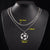 Hip-Hop Exaggerated Punk Football 201 Stainless Steel Hollow Out Unisex Pendant Necklace Necklace Men Layered Necklaces
