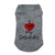 Casual Thread Letter Pet Clothing