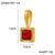 1 Piece 12*6Mm 45Cm 304 Stainless Steel Zircon Heart Shape Jewelry Accessories Pendant Chain