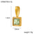 1 Piece 12*6Mm 45Cm 304 Stainless Steel Zircon Heart Shape Jewelry Accessories Pendant Chain