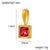 1 Piece 12*6Mm 45Cm 304 Stainless Steel Zircon Heart Shape Jewelry Accessories Pendant Chain