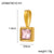 1 Piece 12*6Mm 45Cm 304 Stainless Steel Zircon Heart Shape Jewelry Accessories Pendant Chain