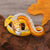 Elegant Pin Snake Alloy Inlay Rhinestones Women'S Brooches 1 Piece