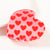 Sweet Women'S Heart Shape Pvc Hair Claws