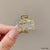 Elegant Women'S Geometric Flower Bow Knot Alloy Inlay Pearl Hair Claws