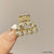 Elegant Women'S Geometric Flower Bow Knot Alloy Inlay Pearl Hair Claws
