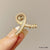 Elegant Women'S Geometric Flower Bow Knot Alloy Inlay Pearl Hair Claws