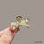 Elegant Women'S Geometric Flower Bow Knot Alloy Inlay Pearl Hair Claws