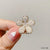 Elegant Women'S Geometric Flower Bow Knot Alloy Inlay Pearl Hair Claws