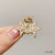 Elegant Women'S Geometric Flower Bow Knot Alloy Inlay Pearl Hair Claws