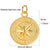 1 Piece 304 Stainless Steel Sunflower Compass Shark Pendant Jewelry Accessories