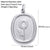 1 Piece 304 Stainless Steel Sunflower Compass Shark Pendant Jewelry Accessories