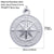 1 Piece 304 Stainless Steel Sunflower Compass Shark Pendant Jewelry Accessories