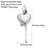 1 Piece 304 Stainless Steel Sunflower Compass Shark Pendant Jewelry Accessories