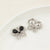5 Pcs/Package 20 * 23Mm Alloy Artificial Pearls Rhinestones Flower Butterfly Pendant Jewelry Accessories