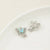 5 Pcs/Package 20 * 23Mm Alloy Artificial Pearls Rhinestones Flower Butterfly Pendant Jewelry Accessories