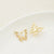 5 Pcs/Package 20 * 23Mm Alloy Artificial Pearls Rhinestones Flower Butterfly Pendant Jewelry Accessories