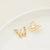 5 Pcs/Package 20 * 23Mm Alloy Artificial Pearls Rhinestones Flower Butterfly Pendant Jewelry Accessories