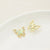 5 Pcs/Package 20 * 23Mm Alloy Artificial Pearls Rhinestones Flower Butterfly Pendant Jewelry Accessories