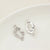 5 Pcs/Package 20 * 23Mm Alloy Artificial Pearls Rhinestones Flower Butterfly Pendant Jewelry Accessories