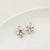 5 Pcs/Package 20 * 23Mm Alloy Artificial Pearls Rhinestones Flower Butterfly Pendant Jewelry Accessories