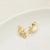 5 Pcs/Package 20 * 23Mm Alloy Artificial Pearls Rhinestones Flower Butterfly Pendant Jewelry Accessories