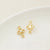 5 Pcs/Package 20 * 23Mm Alloy Artificial Pearls Rhinestones Flower Butterfly Pendant Jewelry Accessories