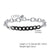 Casual Hip-Hop Single Ball Stainless Steel Mixed Metal Men'S Bracelets Men Chain Bracelets