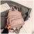 Solid Color Casual Women'S Backpack