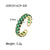 Women Ig Style Geometric Stainless Steel 18K Gold Plated Rings