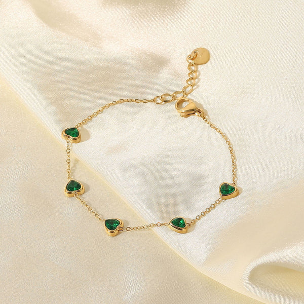 Women Ig Style Geometric Stainless Steel 18K Gold Plated Bracelets