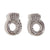 Fashion Circle Geometric Stainless Steel 18K Gold Plated Earrings